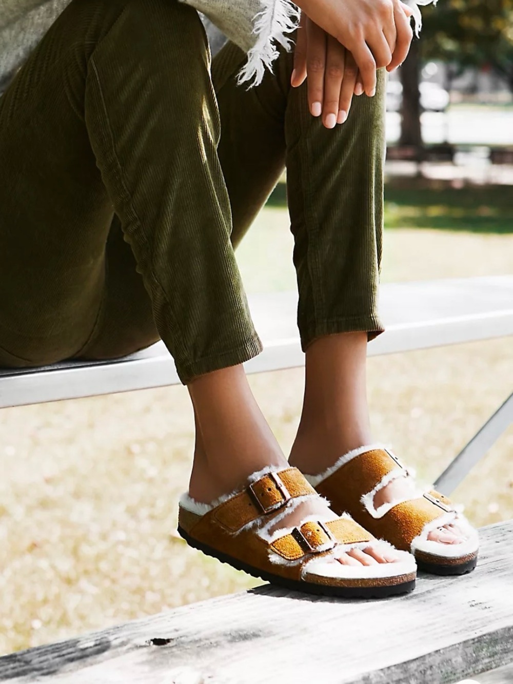 Birkenstock Arizona Shearling Sandals